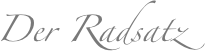 Der Radsatz