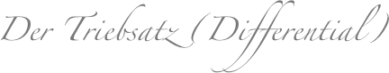 Der Triebsatz (Differential)